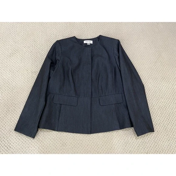 calvin klein women blazer size 14W - Picture 3 of 13
